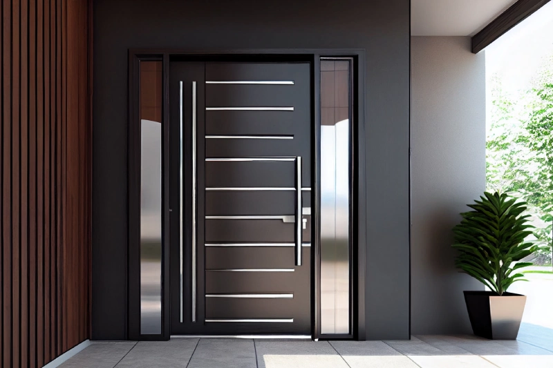Aluminium Haustür